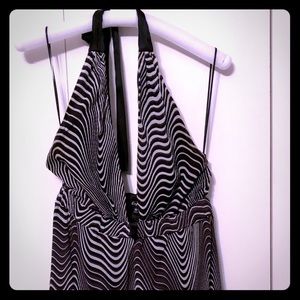 Black and White cocktail dress